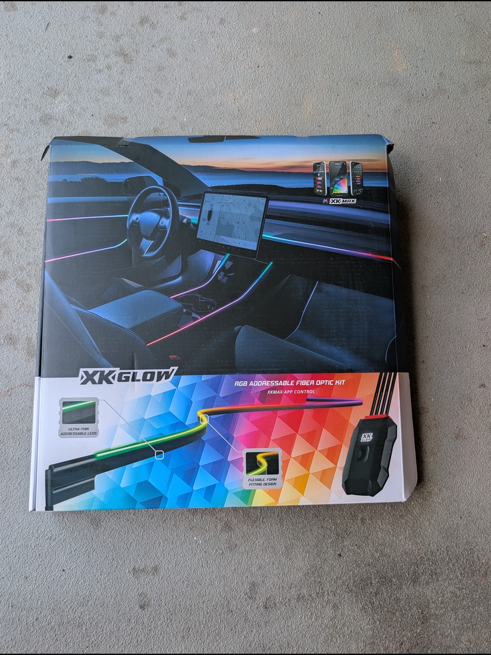 Brand New In Box XKGlow 43 Inch RGB Fiber Optic Interior Lights X2